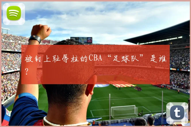 被钉上耻辱柱的CBA“足球队”是谁？