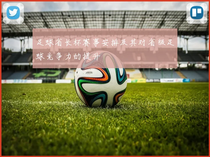 足球省长杯赛事安排及其对省级足球竞争力的提升